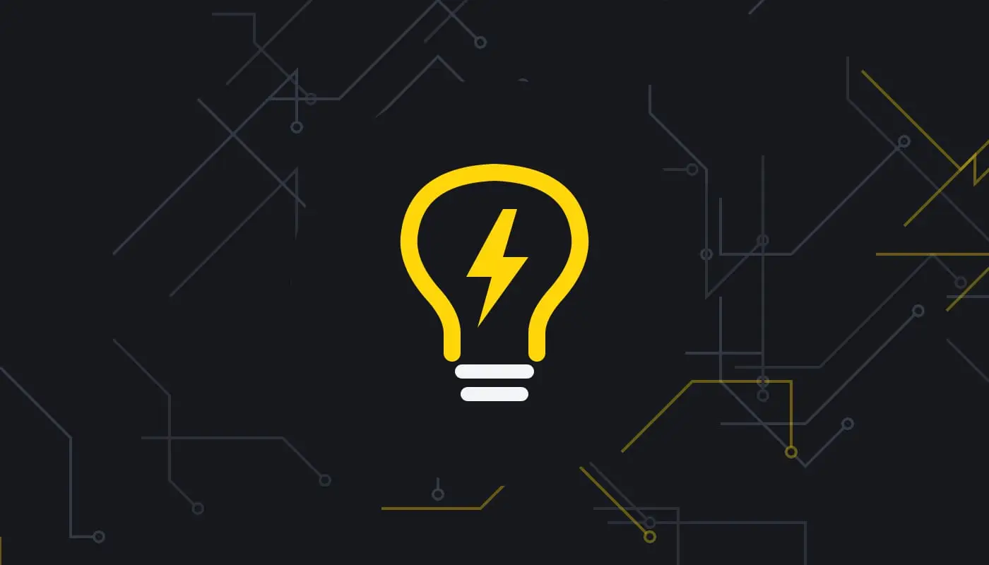 Drawing of a light bulb